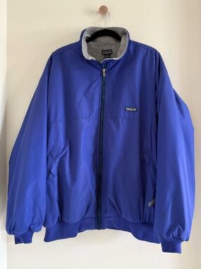 Vintage 1996 PATAGONIA Shelled Synchilla Fleece Lined Bomber Jacket #28131 | XL